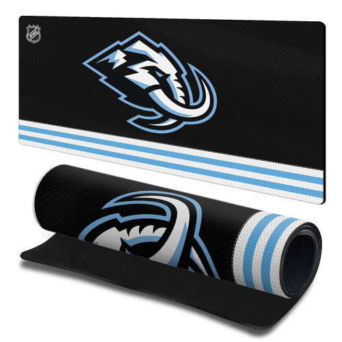NHL Utah Mammoth Team Uniform Gaming Office Desk PC Keyboard Mouse Mat Pad 23.62 x 11.81 x 0.12 inches (600 x 300 mm) - L