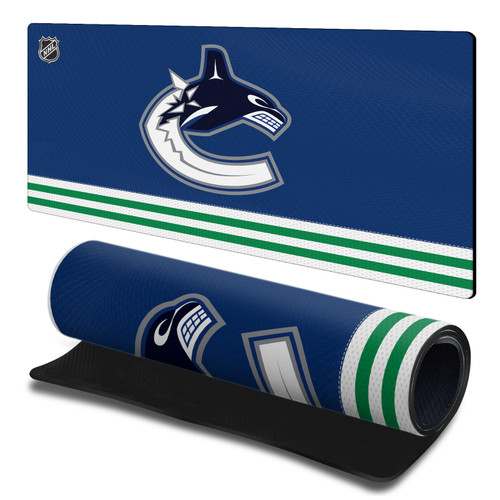NHL Vancouver Canucks Team Uniform Gaming Office Desk PC Keyboard Mouse Mat Pad 23.62 x 11.81 x 0.12 inches (600 x 300 mm) - L