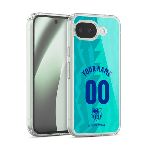 Custom Customised Personalised FC Barcelona 2026/27 Crest Kit Third Soft Gel Case for Google Pixel 10a