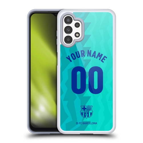 Custom Customised Personalised FC Barcelona 2026/27 Crest Kit Third Soft Gel Case for Samsung Galaxy A13 (2022)
