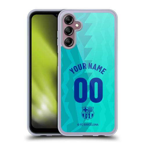Custom Customised Personalised FC Barcelona 2026/27 Crest Kit Third Soft Gel Case for Samsung Galaxy A14 5G