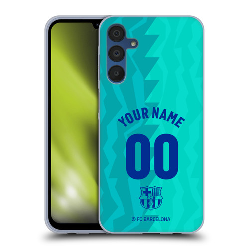 Custom Customised Personalised FC Barcelona 2026/27 Crest Kit Third Soft Gel Case for Samsung Galaxy A15 & MagSafe