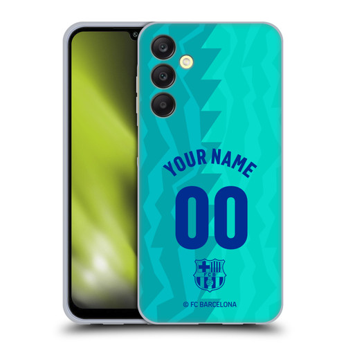 Custom Customised Personalised FC Barcelona 2026/27 Crest Kit Third Soft Gel Case for Samsung Galaxy A25 5G