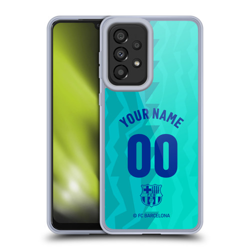 Custom Customised Personalised FC Barcelona 2026/27 Crest Kit Third Soft Gel Case for Samsung Galaxy A33 5G (2022)