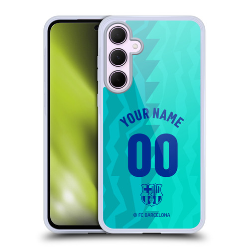 Custom Customised Personalised FC Barcelona 2026/27 Crest Kit Third Soft Gel Case for Samsung Galaxy A35 5G