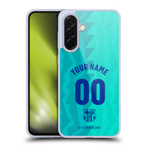 Custom Customised Personalised FC Barcelona 2026/27 Crest Kit Third Soft Gel Case for Samsung Galaxy A36 5G