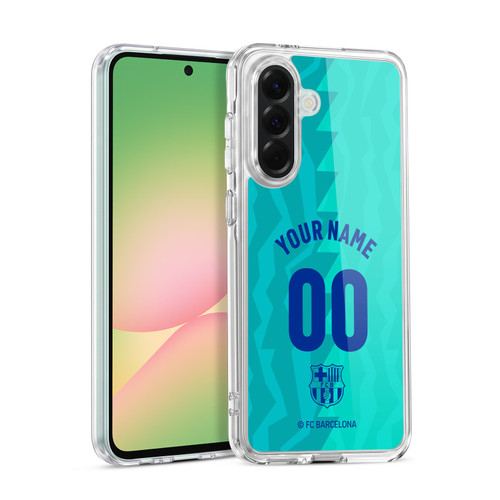 Custom Customised Personalised FC Barcelona 2026/27 Crest Kit Third Soft Gel Case for Samsung Galaxy A56 5G