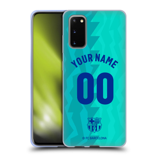 Custom Customised Personalised FC Barcelona 2026/27 Crest Kit Third Soft Gel Case for Samsung Galaxy S20 / S20 5G