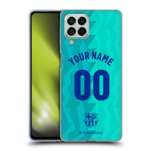 Custom Customised Personalised FC Barcelona 2026/27 Crest Kit Third Soft Gel Case for Samsung Galaxy M53 (2022)