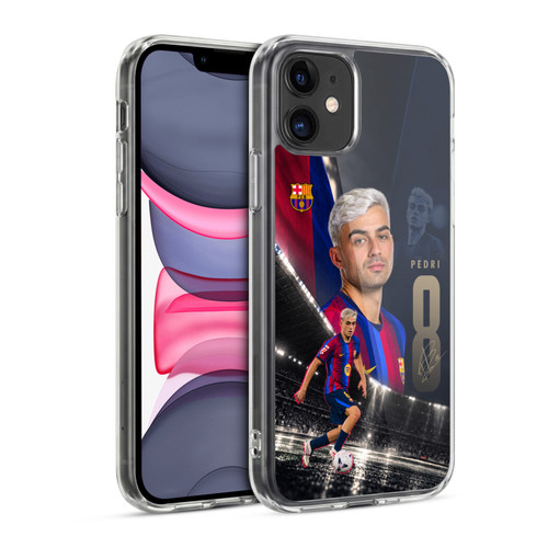 FC Barcelona 2026/27 First Team Pedri Soft Gel Case for Apple iPhone 11