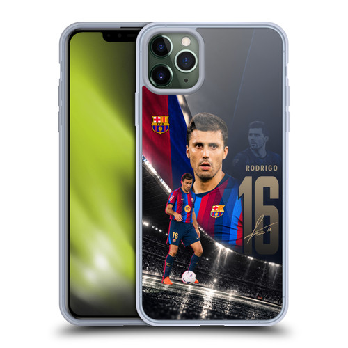FC Barcelona 2026/27 First Team Rodri Soft Gel Case for Apple iPhone 11 Pro Max & MagSafe