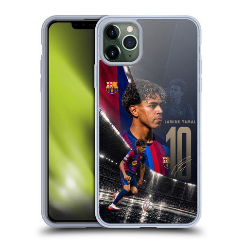 FC Barcelona 2026/27 First Team Lamine Yamal Soft Gel Case for Apple iPhone 11 Pro Max & MagSafe