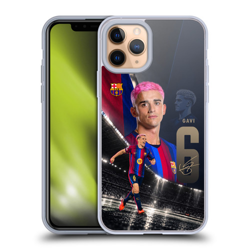 FC Barcelona 2026/27 First Team Gavi Soft Gel Case for Apple iPhone 11 Pro & MagSafe