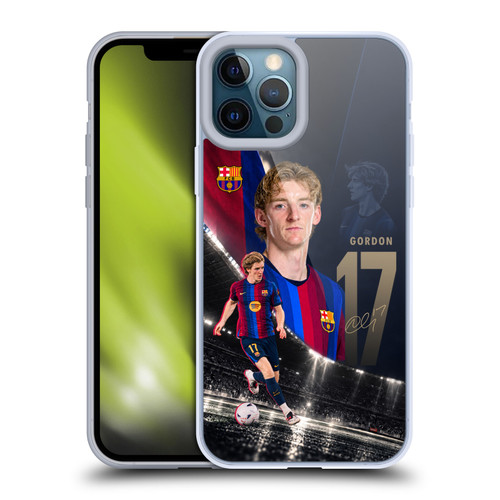 FC Barcelona 2026/27 First Team Anthony Gordon Soft Gel Case for Apple iPhone 12 Pro Max & MagSafe