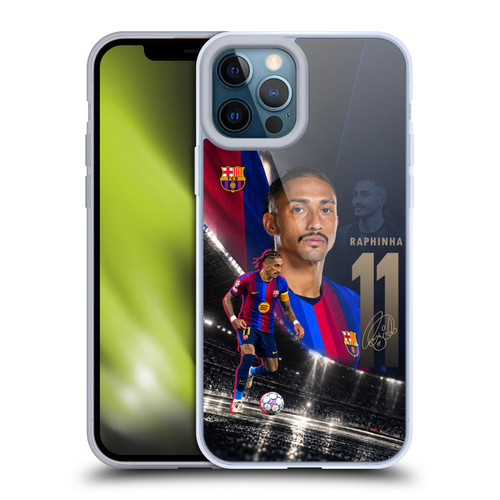 FC Barcelona 2026/27 First Team Raphinha Soft Gel Case for Apple iPhone 12 Pro Max & MagSafe