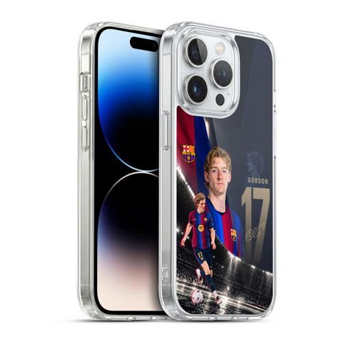 FC Barcelona 2026/27 First Team Anthony Gordon Soft Gel Case for Apple iPhone 14 Pro & MagSafe