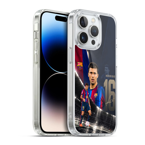 FC Barcelona 2026/27 First Team Rodri Soft Gel Case for Apple iPhone 14 Pro & MagSafe