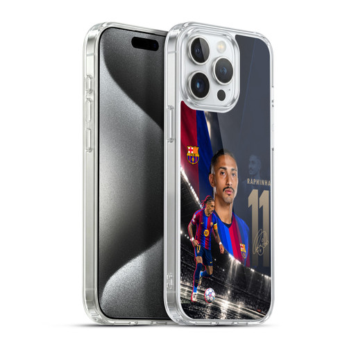 FC Barcelona 2026/27 First Team Raphinha Soft Gel Case for Apple iPhone 15 Pro Max & MagSafe