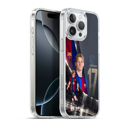 FC Barcelona 2026/27 First Team Anthony Gordon Soft Gel Case for Apple iPhone 16 Pro Max & MagSafe