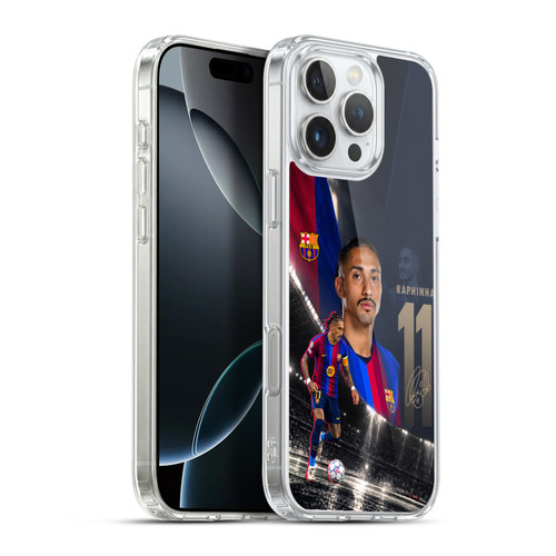 FC Barcelona 2026/27 First Team Raphinha Soft Gel Case for Apple iPhone 16 Pro Max & MagSafe