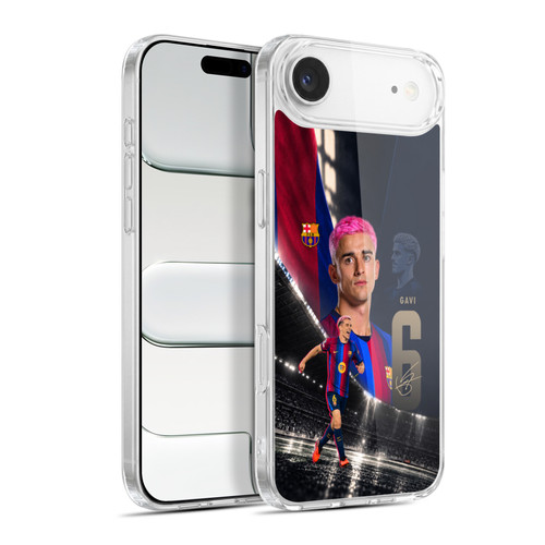 FC Barcelona 2026/27 First Team Gavi Soft Gel Case for Apple iPhone 17 Air