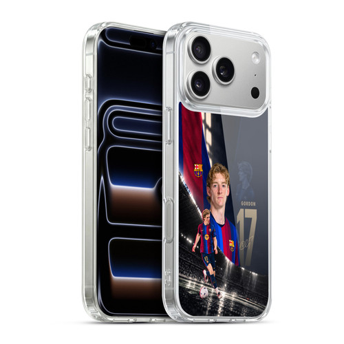 FC Barcelona 2026/27 First Team Anthony Gordon Soft Gel Case for Apple iPhone 17 Pro Max