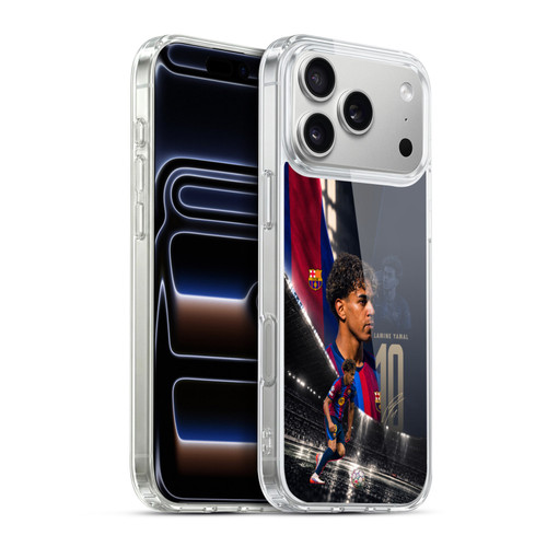 FC Barcelona 2026/27 First Team Lamine Yamal Soft Gel Case for Apple iPhone 17 Pro Max
