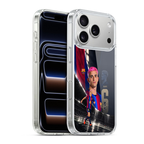 FC Barcelona 2026/27 First Team Gavi Soft Gel Case for Apple iPhone 17 Pro