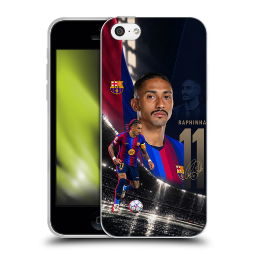 FC Barcelona 2026/27 First Team Raphinha Soft Gel Case for Apple iPhone 5c