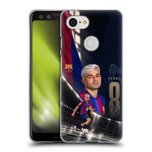 FC Barcelona 2026/27 First Team Pedri Soft Gel Case for Google Pixel 3