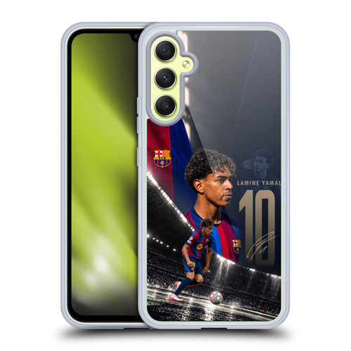 FC Barcelona 2026/27 First Team Lamine Yamal Soft Gel Case for Samsung Galaxy A34 5G