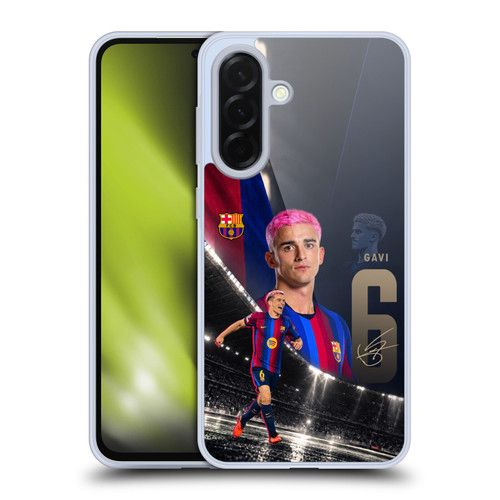 FC Barcelona 2026/27 First Team Gavi Soft Gel Case for Samsung Galaxy A36 5G