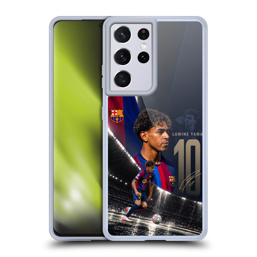 FC Barcelona 2026/27 First Team Lamine Yamal Soft Gel Case for Samsung Galaxy S21 Ultra 5G & MagSafe