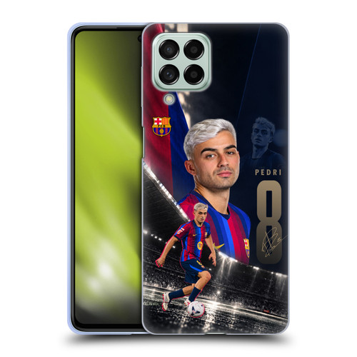 FC Barcelona 2026/27 First Team Pedri Soft Gel Case for Samsung Galaxy M53 (2022)
