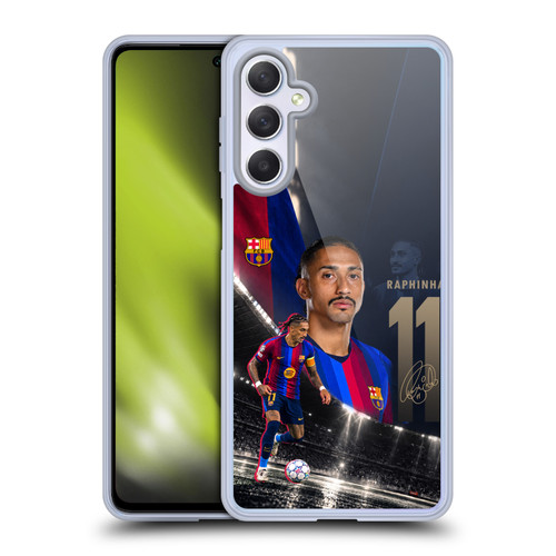 FC Barcelona 2026/27 First Team Raphinha Soft Gel Case for Samsung Galaxy M54 5G