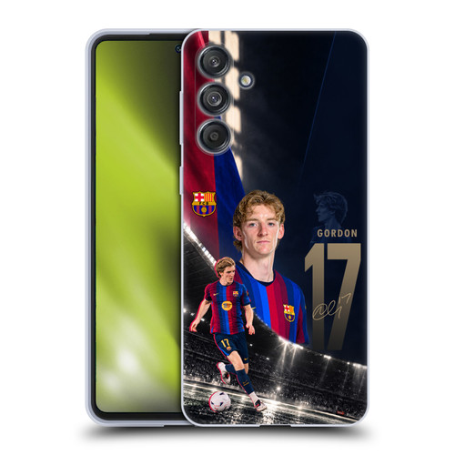 FC Barcelona 2026/27 First Team Anthony Gordon Soft Gel Case for Samsung Galaxy M55 5G