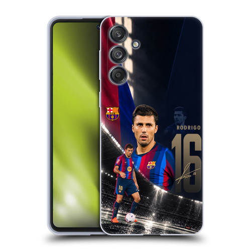 FC Barcelona 2026/27 First Team Rodri Soft Gel Case for Samsung Galaxy M55 5G