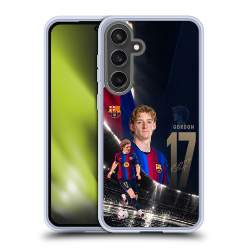 FC Barcelona 2026/27 First Team Anthony Gordon Soft Gel Case for Samsung Galaxy S24 FE & MagSafe