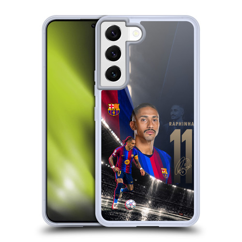 FC Barcelona 2026/27 First Team Raphinha Soft Gel Case for Samsung Galaxy S22 5G & MagSafe