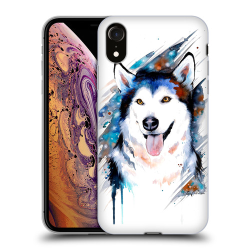 Pixie Cold Animals Husky Soft Gel Case for Apple iPhone XR