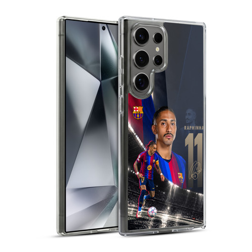 FC Barcelona 2026/27 First Team Raphinha Soft Gel Case for Samsung Galaxy S24 Ultra 5G & MagSafe