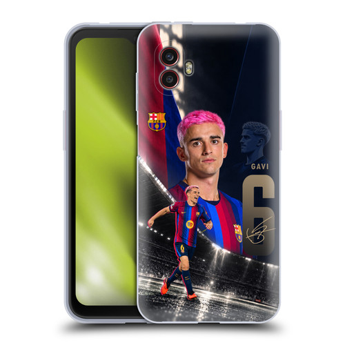 FC Barcelona 2026/27 First Team Gavi Soft Gel Case for Samsung Galaxy Xcover6 Pro/Pro2