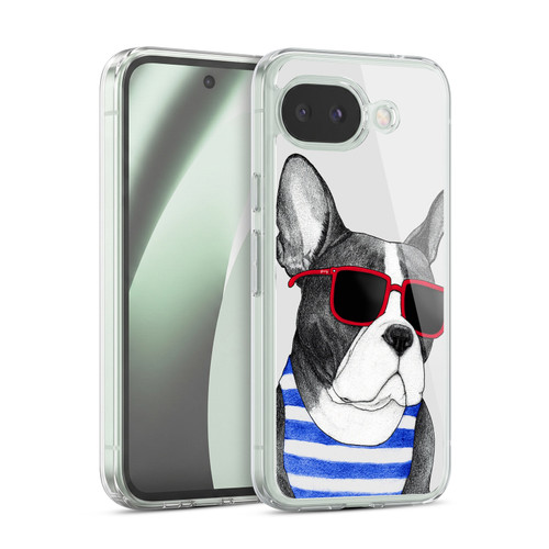 Barruf Dogs Frenchie Summer Style Soft Gel Case for Google Pixel 10a