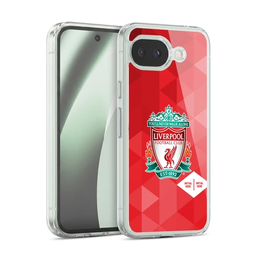 Custom Customised Personalised Liverpool Football Club Logo 1 Crest Geometric Red Soft Gel Case for Google Pixel 10a