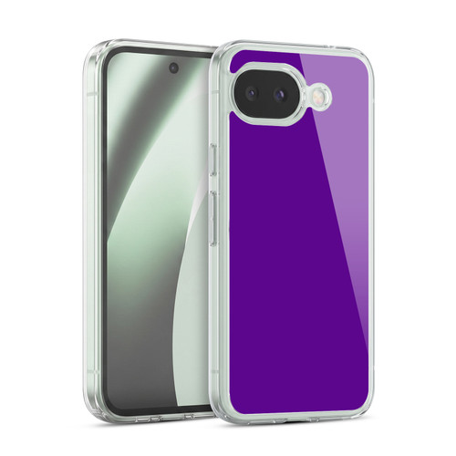 Head Case Designs Block Colours Purple Soft Gel Case for Google Pixel 10a