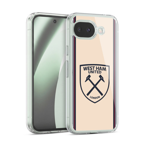 West Ham United FC 2025/26 Crest Kit Away Soft Gel Case for Google Pixel 10a