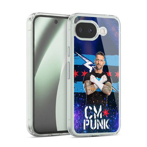 WWE CM Punk Portrait Soft Gel Case for Google Pixel 10a