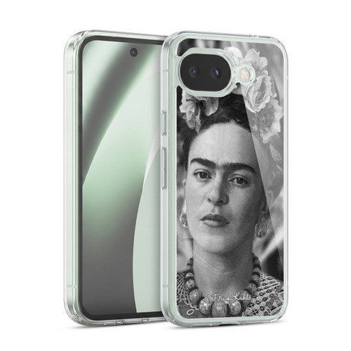 Frida Kahlo Portraits And Quotes Floral Headdress Soft Gel Case for Google Pixel 10a