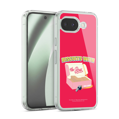 Ted Lasso Season 1 Graphics Biscuits With The Boss Soft Gel Case for Google Pixel 10a