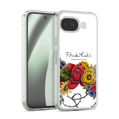 Frida Kahlo Red Florals Bunch Soft Gel Case for Google Pixel 10a